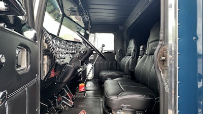 Part of those changes: he was talked into putting in a hot rod interior. It’s never been the same to McKinney, and he said the next thing he was going to do to the rig was put an American Class interior back in it “because that’s what a truck, to me, is supposed to look like. That’s what I like.”