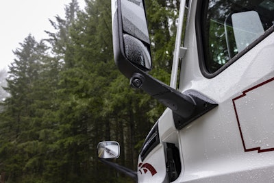 Garmin's new dēzl DualView camera system features cams for each side of the truck to help drivers monitor blind spots and more.