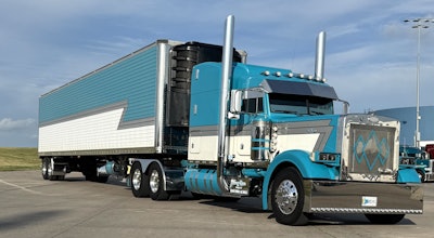 John Treadway's 'Teal Appeal' 1998 Peterbilt 379 and 2017 Great Dane reefer won big in Overdrive's 2025 Pride & Polish, picking up top honors in Interior and Working Combo.