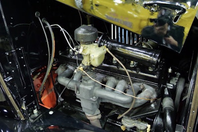 The truck features a six-cylinder, gasoline-powered International 330 engine.