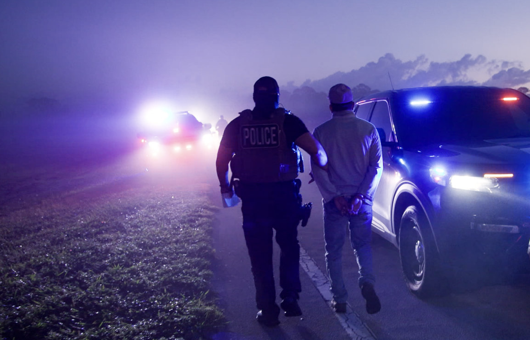 dhs ice immigration raid highway