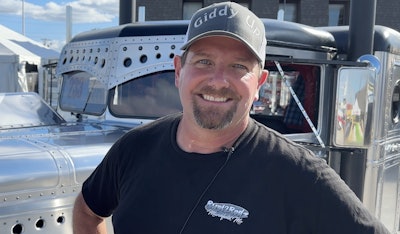 Jamie Johnson showed his build at the 2025 Guilty By Association Truck Show in Joplin, Missouri.