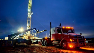 Mosermackey Transport independent Adam Mackey runs his Oklahoma-headquartered one-truck business with disciplined authority and the 2007 Cat-powered Freightliner Columbia pictured. The owner-operator earns a semi-finalist slot for Overdrive's 2026 Trucker of the Year award.