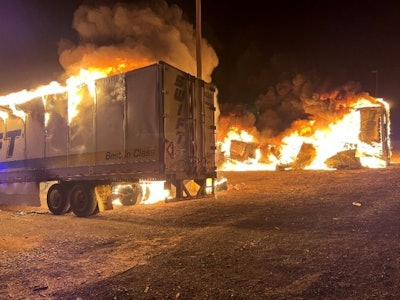 A man received a 10-year prison sentence from a federal court in Arizona for setting fire to three Swift Transportation trailers in the state.