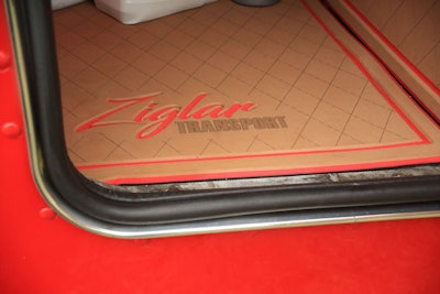 He worked with Lightning Jack Customs for floor mats, step pads and more.