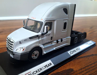 With the tractor, spec'd and modified for maximum fuel efficiency, Penn's prepped for the current cost environment with perhaps the best cushion an owner-operator could have against the hammer of spiking diesel prices: His time with the tractor has yielded an average fuel mileage approaching 11 mpg.