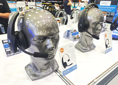The announcement came as truckers of all stripes were getting a sneak peak at the new B350 and B450 at the Mid-America Trucking Show. The two models represent the next generation of BlueParrot's most popular OTR headsets, said company product management director Dave Jaques.