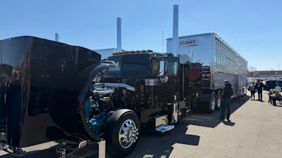 1st: Tucker Jacob, 2024 Peterbilt 389 and 2024 Eby