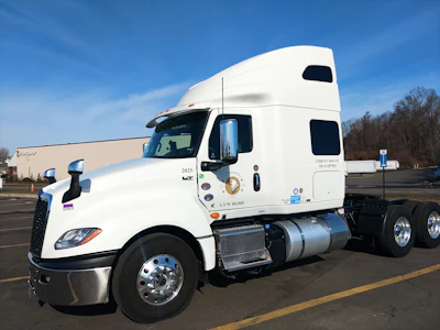 Owner-operator Greg Labosky now pilots this 2025 International LT that bought new at the beginning of this year. The truck replaced a 2017 Freightliner Cascadia that, approaching 1 million miles, was costing the GDL Enterprise owner more in maintenance than he could countenance.