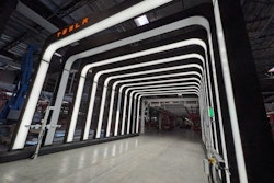 The Tesla Semi production line in Nevada.