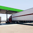 Truck Fueling Fuel Island Adobe Stock 7970769