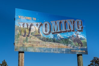 Wyoming Highway Sign