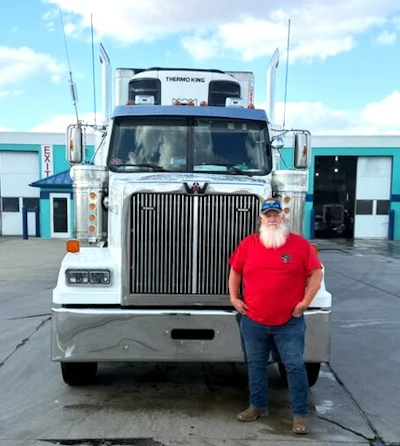 Bubba Rushing is pictured with the '22 Western Star Kelly bought early this year.
