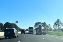 Flatbed Ugly Load On Highway