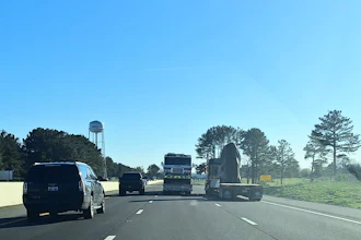 Flatbed Ugly Load On Highway