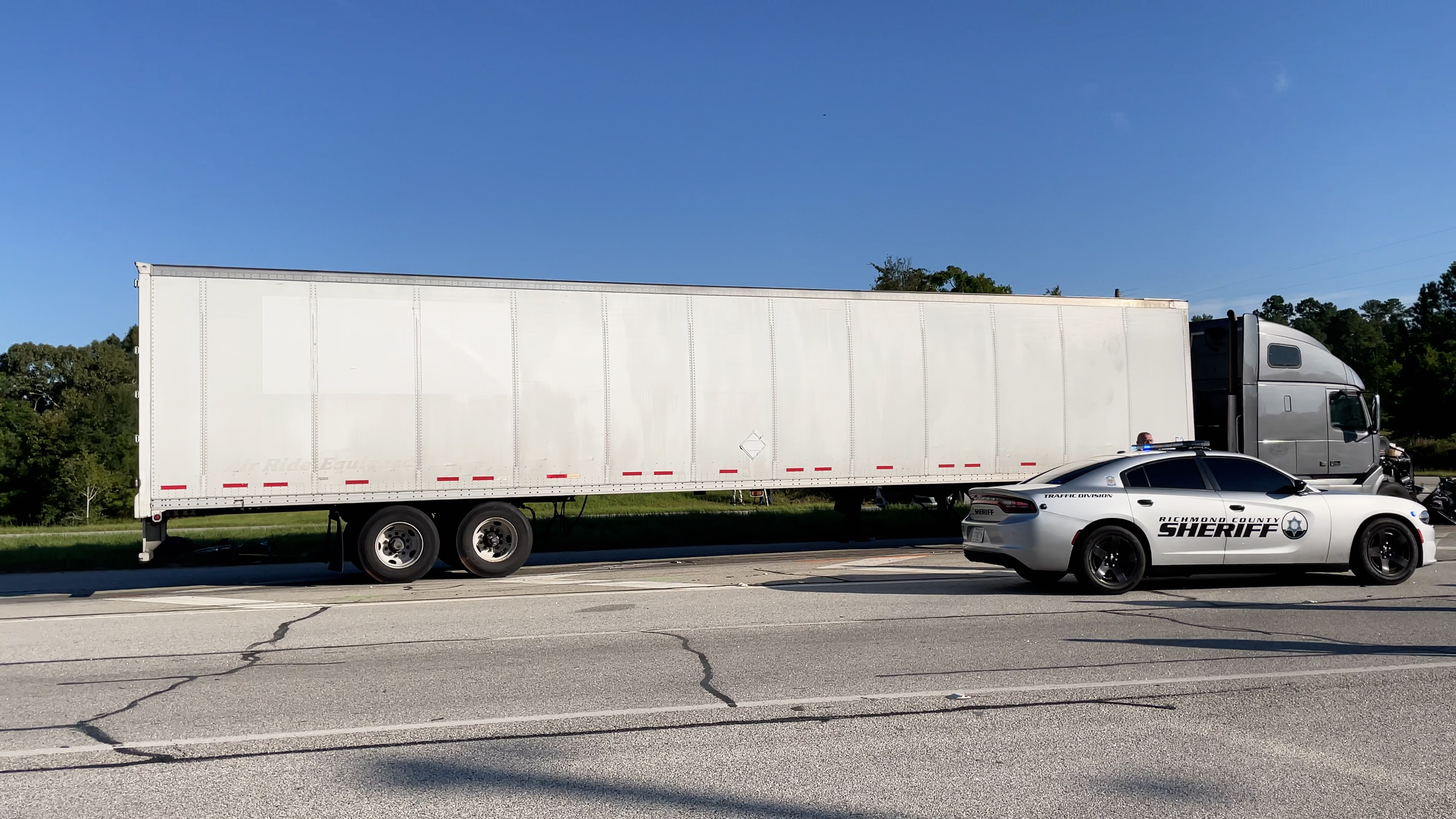 Police Semi Truck Adobe Stock 613595862 Editorial Use Only