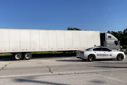 Police Semi Truck Adobe Stock 613595862 Editorial Use Only