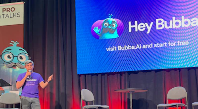 Hey Bubba CEO Tapan Chaudhari, on the East Hall Pro Talks Stage at MATS in March.