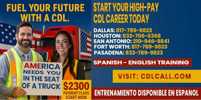 Most truck schools pushed back on Texas AG's claims of wrongdoing, but this one school does indeed advertise CDL training in Spanish, and they're nowhere to be found on FMCSA's Training Provider Registry.
