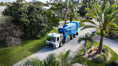 This Mack LR Electric from Coastal Waste & Recycling, Inc., Boca Raton, Florida