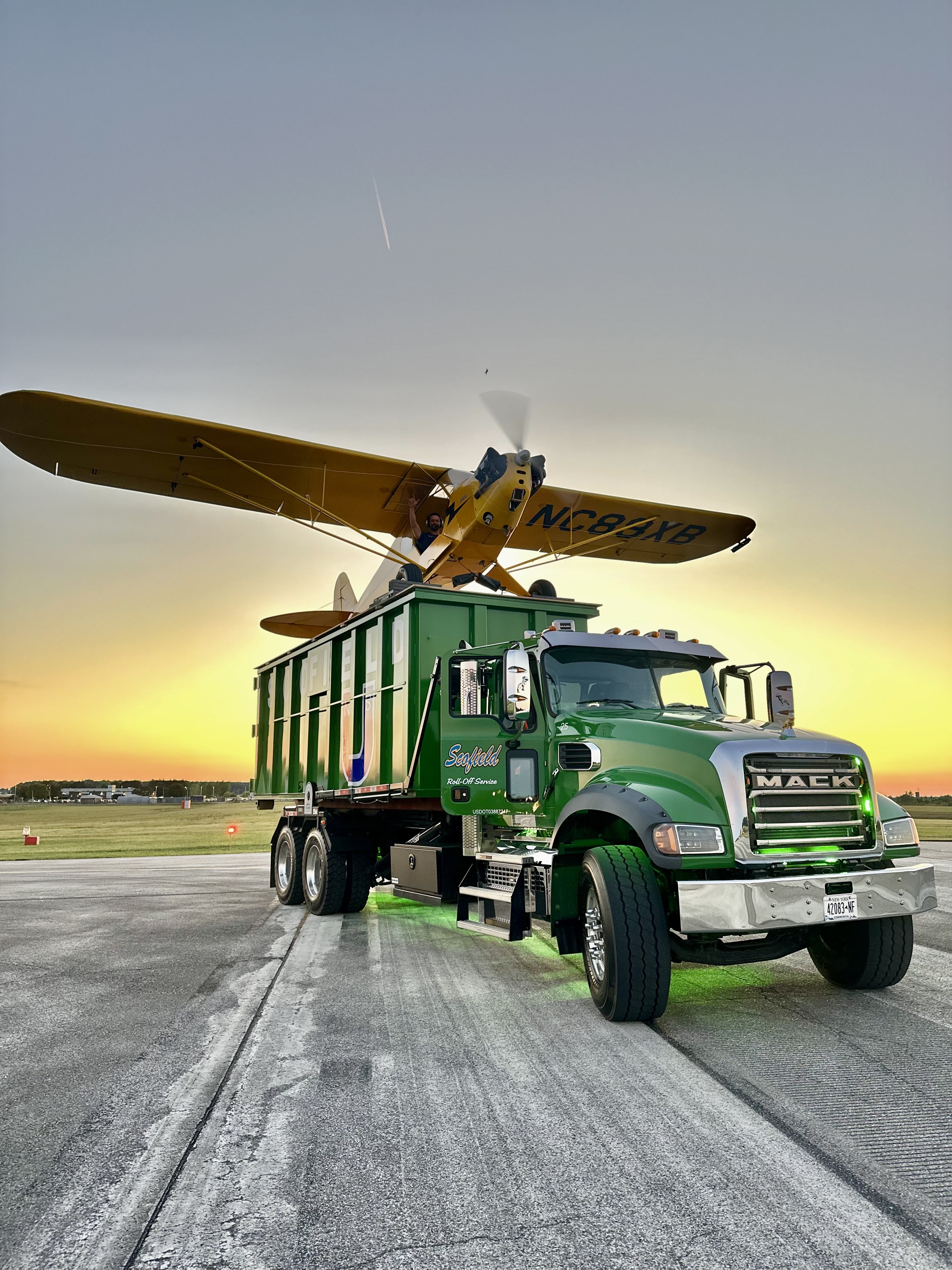 Mack Granite, owned by Scofield Transfer & Recycling, Inc., Stafford, New York