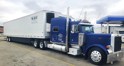 Allen Lattimer's Pete and reefer trailer