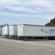 Trailers include dry vans and flatbeds in lengths ranging from 40 to 53 feet. In addition, open 'stretch deck' trailers extendable up to 65 feet are available.