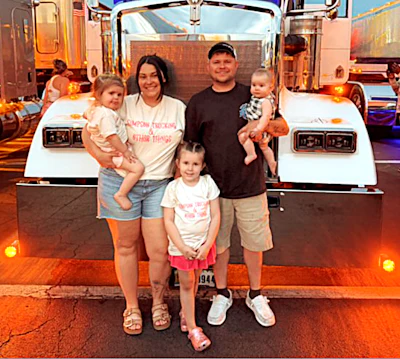 Casey Simpson and family
