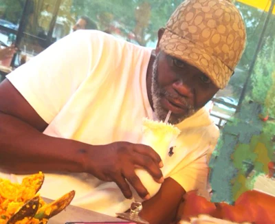 Kenneth Barnes, enjoying some downtime with Smith during happier times.