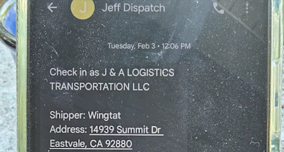 Brashers said his dispatcher asked him to check in to pick ups as J&A Logistics Transportation LLC, another Super Ego-affiliated chameleon CBS reporting linked to Super Ego. The DOT number for J&A has since gone inactive in the federal Safer system.