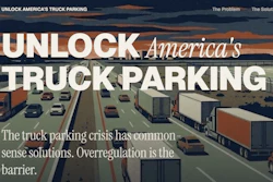 This screenshot shows a fairly new website built for a coalition envisioned by Truck Parking Club detailed in this story.