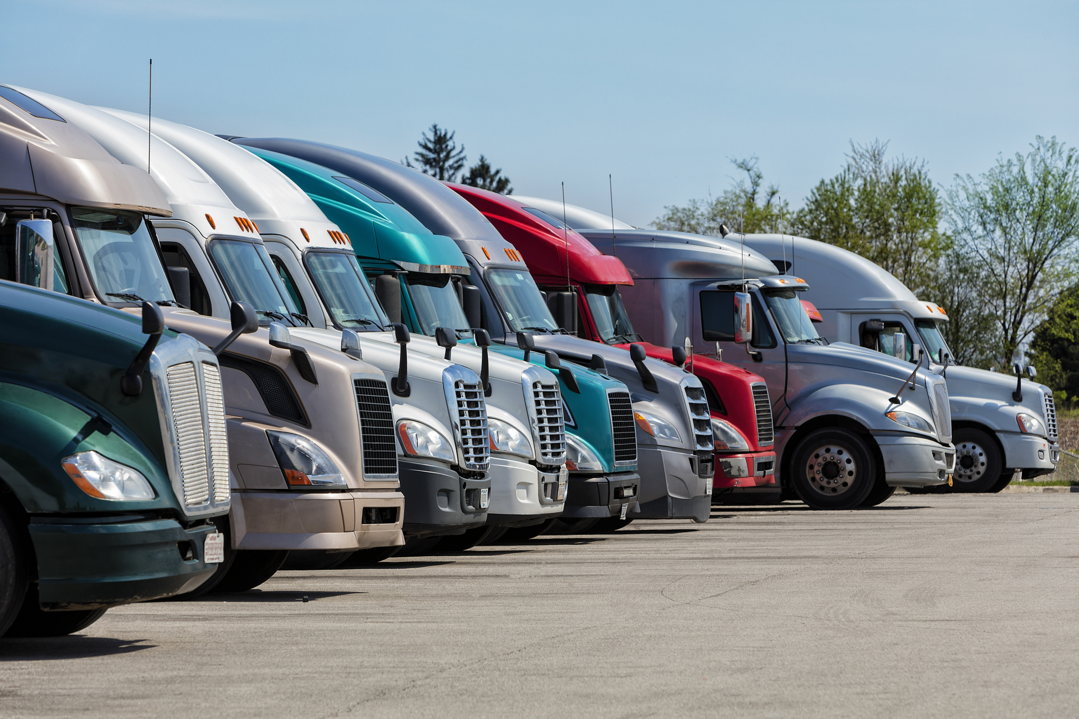 Trucks Parked 1
