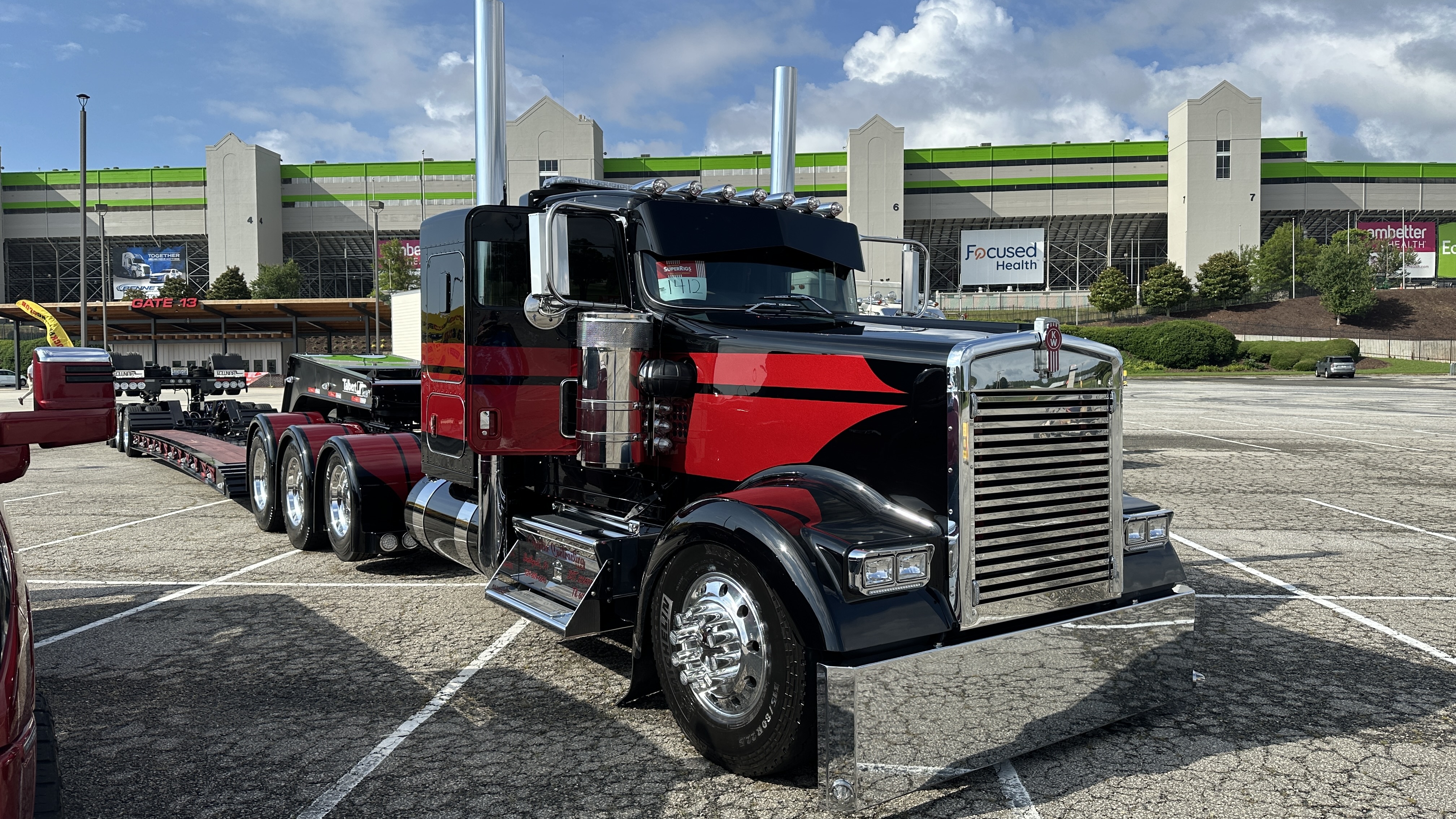 Kevin Hunter's heavy-haul-spec 2024 Kenworth W900L was one among dozens of trucks on hand for last year's SuperRigs event at EchoPark Speedway in Hampton, Georgia. The 2026 event kicks off later this month at Bristol Motor Speedway in Tennessee.
