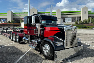 Kevin Hunter's heavy-haul-spec 2024 Kenworth W900L was one among dozens of trucks on hand for last year's SuperRigs event at EchoPark Speedway in Hampton, Georgia. The 2026 event kicks off later this month at Bristol Motor Speedway in Tennessee.