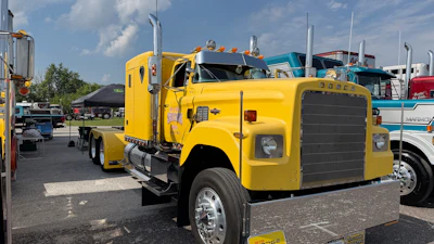 Jim and Alice Sercombe own this 1975 Dodge Big Horn, powered by a 400 Big Cam Cummins.
