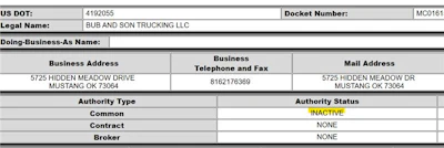 The carrier Motus called both 'active' and 'revoked' is in fact inactive, according to the old site.