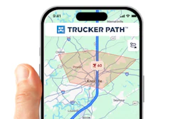 The new navigation feature helps truckers ID high-risk cargo theft areas.
