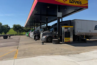 Trucks Fueling Loves Island