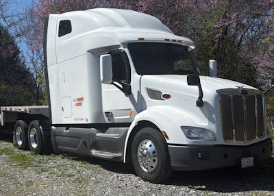 Owner-operator Jeffrey Crise is Overdrive's Trucker of the Month for July, in recognition of business acumen and service to customers. One of his two units is shown here, a 2019 Peterbilt 579 soon to be in service. He's in the running for the 2026 Trucker of the Year award. Enter your own business via the initial entry form at this link.