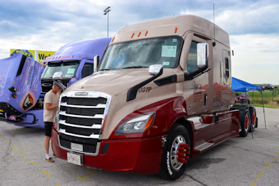 1st: Corey Prangnell of Lethbridge, Alberta, 2026 Freightliner Cascadia