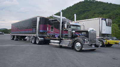 Steven Cheirs' 1995 Kenworth W900L Limited Edition: Nicknamed 'Luxury Tax,' this truck is number 167 out of only 200 limited edition models manufactured by Kenworth the year it was built. It’s the very first truck Steven ever bought when he started back in 2001, and he's maintained it in tip-top shape ever since.