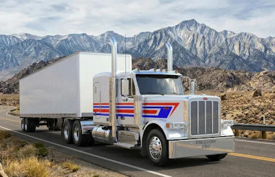 Earlier this year, Peterbilt Motors Company unveiled its limited-edition 'Freedom 250' 589 model. Only 250 of the special units are being built.