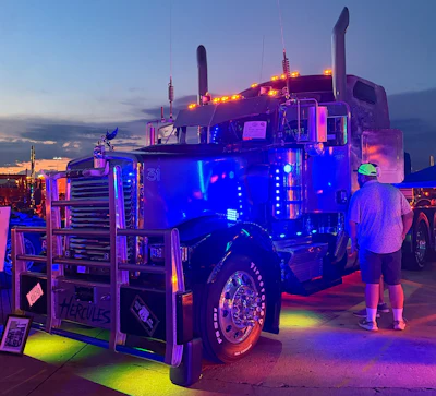 1st: Cowboy Weverka of Octavia, Nebraska, 2005 Kenworth W900L, “Hercules”