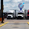 Location Tracking Trucks Parked At Stop