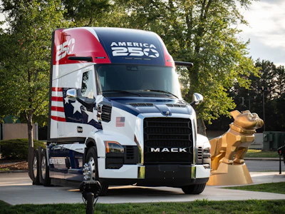 Drivers traveling along I-40 will be able to see the truck from the highway, and visitors are welcome to stop by Mack's visitor parking lot to view the truck up close and take photos.