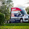 The truck pays tribute to the spirit of freedom, strength and pride that has shaped the nation's history, the company said.