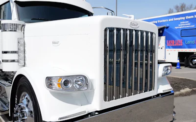 The Semi Casual team painted the grille shell, the fender braces, headlights, emblems and breathers for an “all-white-and-chrome look … just to give it that really clean, kind of hot rod sort of appeal to it,” Bourke said.