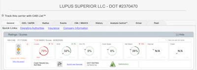 Less than 5% of motor carriers get an official DOT safety rating, let alone a 'Satisfactory' one, but just one poor category score helped find Lupus, and by extension C.H. Robinson, negligent.