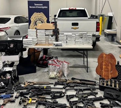 The operation and investigation, which also included the execution of multiple search warrants in Nashville, led to the seizure of 68 kilograms of cocaine, 36 firearms, three sets of body armor, one kilogram press used to pack drugs, and U.S. currency.