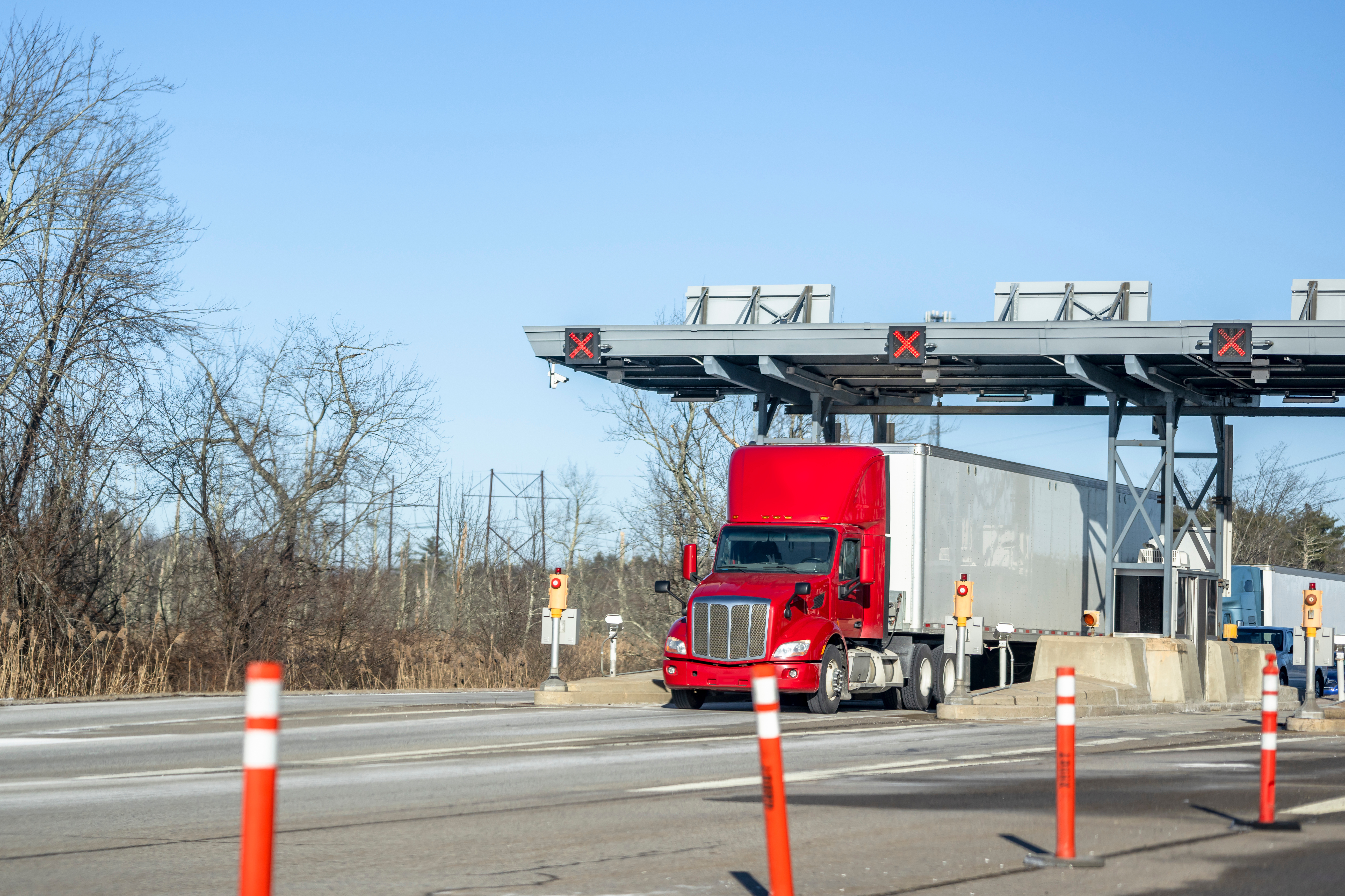 Toll Road Truck Adobe Stock 756134684